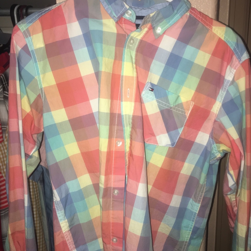 Tommy mid sleeve flannel
